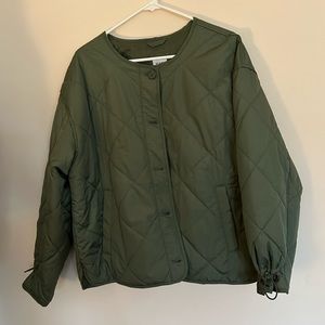 Gap Quilted Green Jacket